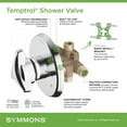 thumbnail image 2 of Temptrol Brass Pressure-Balancing Shower Valve with Service Stops, 2 of 3