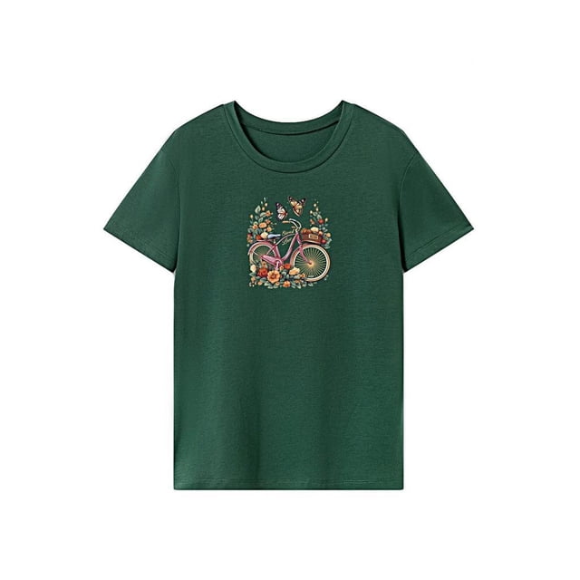 Camiseta básica de mujer Yuyangstore para playa y uso diario M