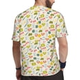 thumbnail image 2 of Wukai Medical Icons Print Men's Short-Sleeved Mesh T-Shirt,Quick-Dry Short Sleeve Workout T-Shirt-4X-Large, 2 of 8