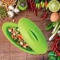 thumbnail image 4 of Starfrit Silicone Steamer, Great for Healthy Steaming of Meats and Vegetables, Oven Safe to 446F, Microwave & Dishwasher Safe, Green, 4 of 5