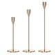 thumbnail image 1 of Candelabros europeos para decoración del hogar - Juego de oro francés [Base delgada], 1 of 2