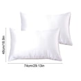thumbnail image 3 of Velvet Pillowcases Standard Size 2 Pack – Soft Envelope Closure Pillow Covers for Hair and Skin, Summer Dorm and Bedroom Bedding, Multicolor Polyester, 3 of 6