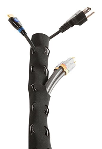 Black/White OmniMount OECMS Neoprene Cable Management 