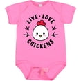 thumbnail image 3 of Inktastic Live Love Chickens Boys or Girls Baby Bodysuit, 3 of 5