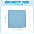 thumbnail image 2 of Uxcell Glasses Cleaning Cloth, Microfiber Eyeglasses Cleaner Cloths Soft Wipe Screens 7.09" x 7.09" Blue, 2 of 7