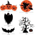 thumbnail image 3 of Decoraciones de Halloween TANGJMXG Pegatinas de Ventana Suministros Feliz Halloween 8 Piezas, 3 of 5