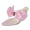 Pink, variant on FSJ Women Sexy Cute Chiffon Pointed Open Toe Sandals Bow Slip On Stiletto High Heel Mules Daily Walking Party Dressy Shoes Size 8 Blue