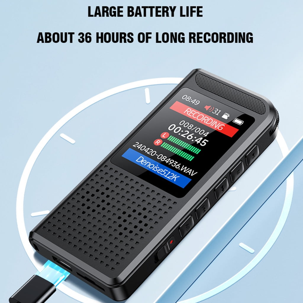 Miiottaa Digital Voice Recorders Clear Sound Recording Device Noise Reduction Voice Record