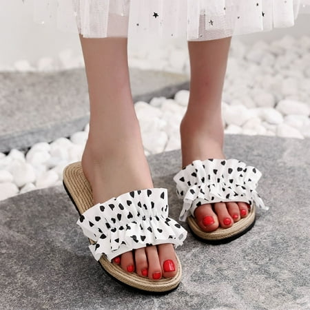 

Christmas Fashion Spring And Summer Casual Sandals Flat Beach Women s Slippers