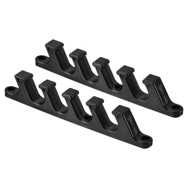 Soporte de ajuste de chaise de 5 posiciones Uxcell, negro, paquete de 2