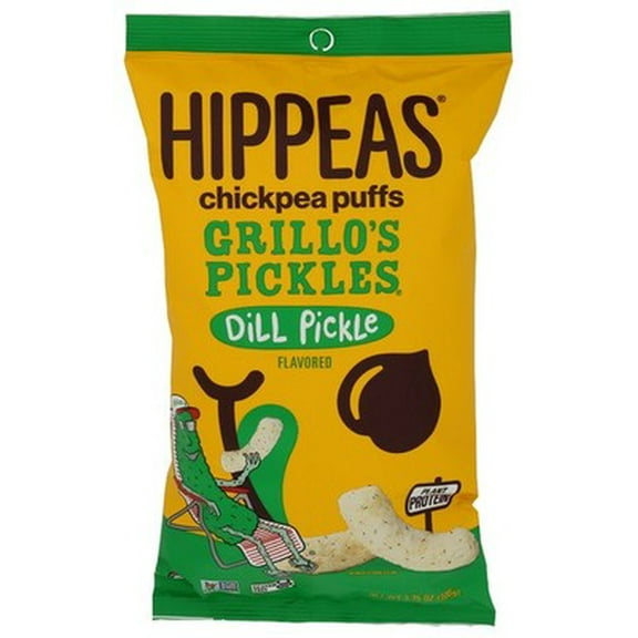 (Pack of 12) Hippeas Puffs Grillos Dill Pickle 3.75 Oz