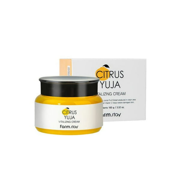 FARMSTAY Crème Revitalisante YUJA aux Agrumes (100g)