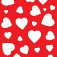 Aperturee Blue Neon Heart Butterfly Round Tablecloth, Glowing Love Pattern Table Cover for Wedding