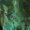 Green, variant on Green Abstract Print Halter Neck Backless Chiffon Tiered Mini Dress For Women