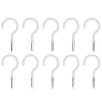 Miuline Ceiling Screw Cup Hooks Hanging Heavy Duty Screw-in Indoor Plants Garage/