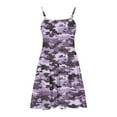 thumbnail image 6 of 5-6 Years Toddler Girl Camouflage Dress Little Kid Short Sleeve Cotton Dress for 3-14 Years, 6 of 7