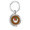 thumbnail image 1 of National Day Ancient Country Powerful Rotating Keychain Metal Keyring Holder, 1 of 2