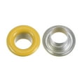 thumbnail image 4 of Uxcell 300 Set Grommets Kit Metal Eyelets 4mm 1/6" Hole Tiny Grommet with Washers for Shoes Clothes Belt Tag Bag Fabric Leather DIY Project, Yellow, 4 of 4