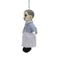 thumbnail image 4 of Poupée effrayante suspendue au visage fissuré avec son,Décoration d'intérieur pour Halloween, par Way To Celebration, 4 of 5
