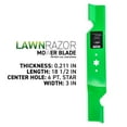 thumbnail image 3 of LawnRAZOR Ultra High Lift Blade for MTD Cub Cadet 942-0679 6 Pack 810-CBL2383D, 3 of 7