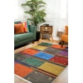 thumbnail image 2 of HongKong Grey Patchwork Polyester Area Rugs for Living Room Washable Rugs Boho Moroccan Area Rug Soft Geometric Bohemian Distressed Indoor Rug for Bedroom Dining Room Office Foldable Nonslip Rug, 2 of 9
