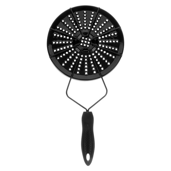 1 unid placa de inducción de esmalte difusor de calor protector para cocinar en la cocina casera (negro)