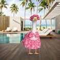 thumbnail image 6 of Gmogad Summer Goose Hawaiian Bikini Outfits - Waterproof Outdoor Yard Decoration Costume Set, Festive Beach Theme for Pool Party Garden Patio, Cute Seasonal Holiday Display, 6 of 9