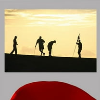 Wallhogs Golf Silhouettes Wall Mural