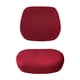 thumbnail image 1 of Funda de asiento de silla giratoria para el hogar, funda protectora de cojín, elástica, lavable, fácil de limpiar Cuadro Jacquard vino Tinto, 1 of 8