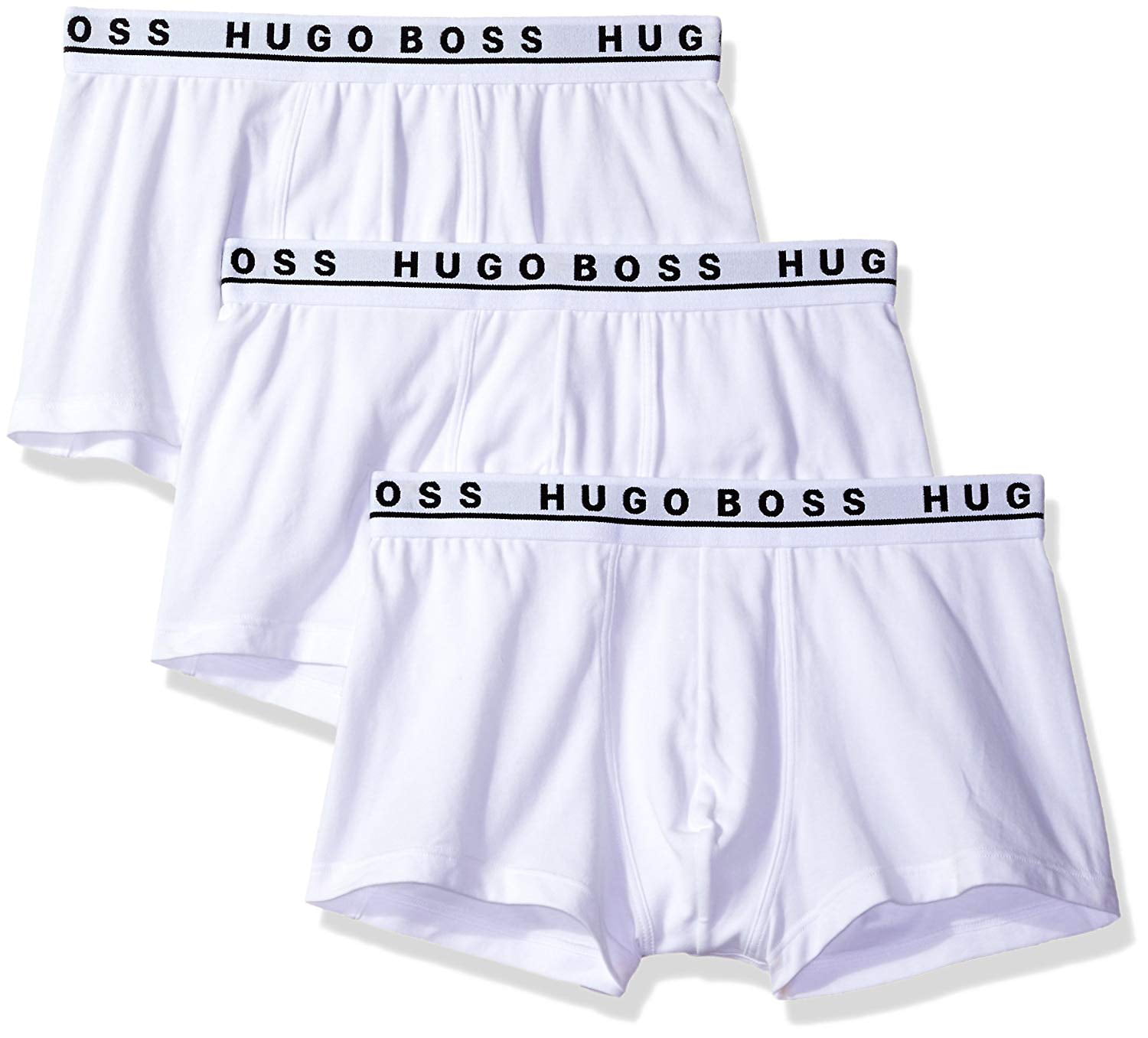 Hugo Boss Underwear - Mens Underwear Boxer Brief 3 Pack Logo Waistband ...