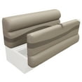 thumbnail image 4 of Wise BM1145-1749 Premier Series Pontoon 50" Bench Cushion Set - Mocha Java / Mushroom / Cafe, 4 of 10