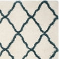 thumbnail image 5 of SAFAVIEH Hudson Aline Geometric Shag Area Rug, Ivory/Slate Blue, 8' x 10', 5 of 7