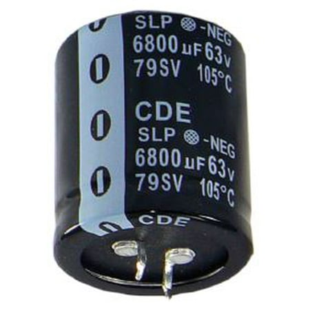 

Cornell Dubilier SLP223M035H9P3 Aluminum Electrolytic Capacitor - 105Â°C - Radial - 22000uF (+/-) 20% - 35VDC - Snap-in - 35mm Dia x 50mm