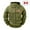 Green, variant on Men's Hooded Cargo Jacket with Canadian Flag Embroidery, Long Sleeve Athletic Training Raglan Coat, Multiple Pockets Zippered Casual Sportswear