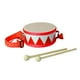 thumbnail image 5 of Caja de batería de 6 pulgadas, instrumento de percusión profesional con baquetas, multifuncional Rojo, 5 of 9
