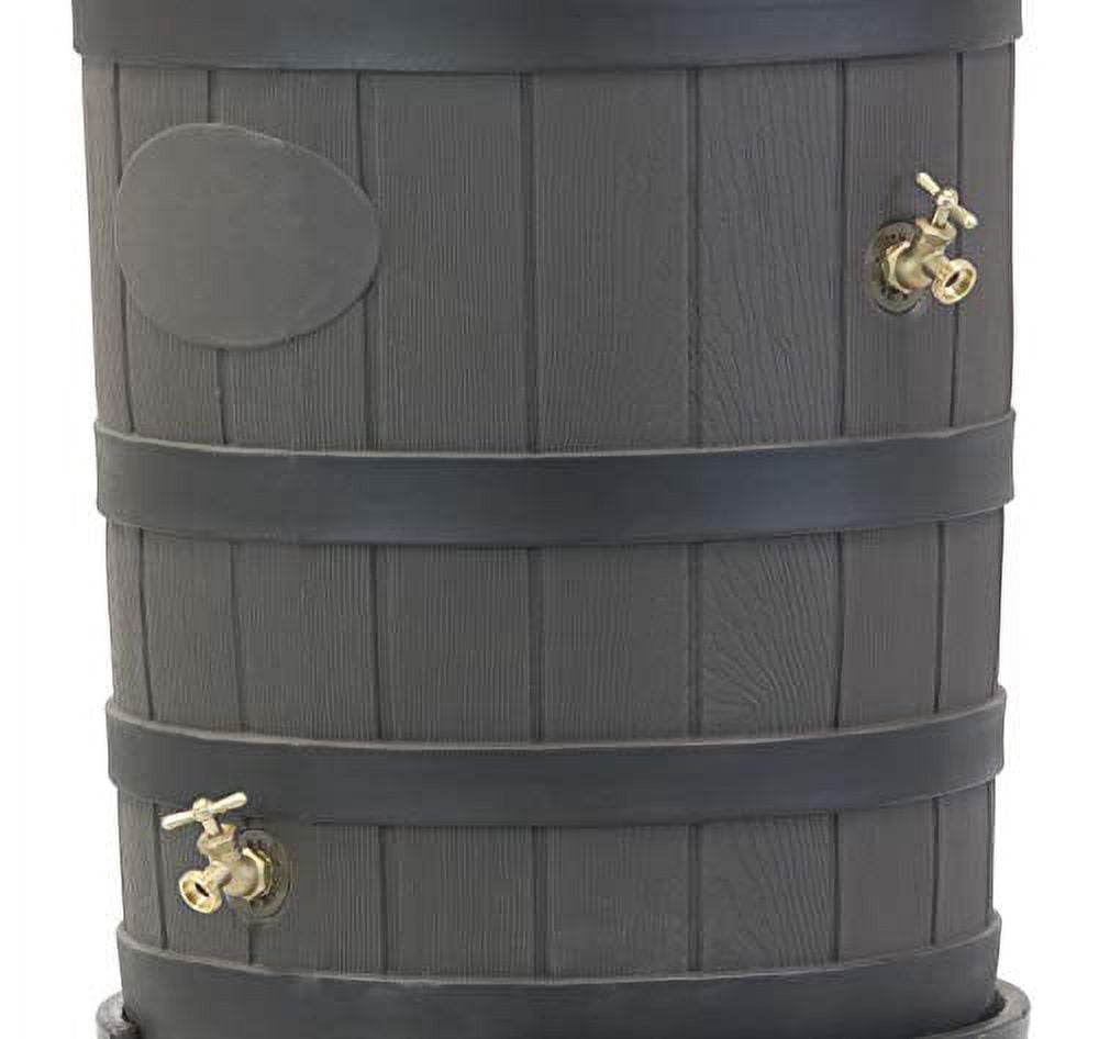 Good Ideas RW-2SD050-OAK Rain Wizard Oak with Darkened Ribs And Stand, Oak