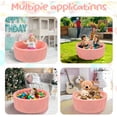 thumbnail image 6 of Foam Baby Ball Pit, 35.4"x 11.8" Ball Pits for Toddlers, Soft Round Kiddie Playpen Ball Pool for Kids with Soft Memory Sponge, Ideal Gift for Babies Indoor and Outdoor Game,Pink(Balls not Included), 6 of 14