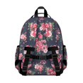 thumbnail image 3 of Lightweight Floral School Backpack, Waterproof, Multi-Layer Storage, Buckle Closure, Great Birthday or Travel Present, 3 of 6