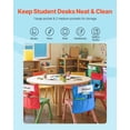 thumbnail image 3 of VEVOR Chair Pockets for Classroom 24 Pack Seat Pocket with Name Tag 6 Colors, 3 of 9