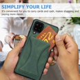 thumbnail image 5 of Dteck Galaxy A42 5G Case Card Holder Wallet Shockproof Protective Cover with Card Slot and Slim Purse Leather Case for Samsung A42 5G (Green), 5 of 6