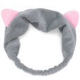 thumbnail image 1 of 4PCS Rabbit Ear Spa Headband Soft Cute Makeup Hairband Shower Hairband for Women, 1 of 10