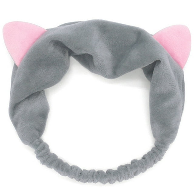 4PCS Rabbit Ear Spa Headband Soft Cute Makeup Hairband Shower Hairband for Women