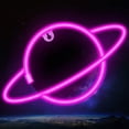 thumbnail image 1 of Planet Neon Signs LED Night Light Luces de neón Carga USB / Luces de pared de neón con pilas Luces decorativas de neón para el hogar Dormitorio Bar / Navidad / Boda / Fiesta de cumpleaños Xemadio WMZL-642-8, 1 of 7