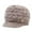 Beige, variant on Hat for Women Hats for Men Winter Hat for With Brim Thick Knitted Ear Cap Warm Thermal Soft Yarn Cap Cold Weather Headwear