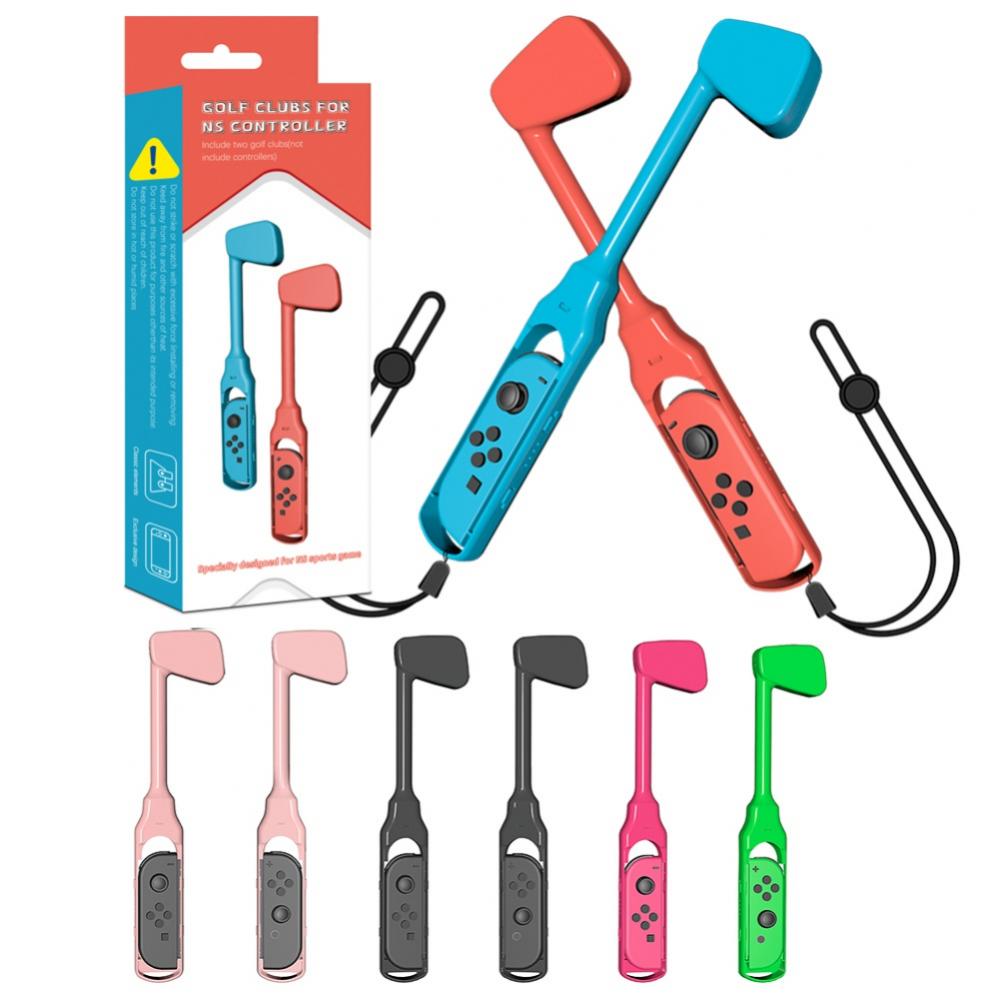 Golf Club for Nintendo Switch Golf Games Accessories Golf Club Hand Grip with Hand Strap for