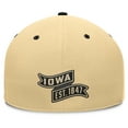 thumbnail image 4 of Men's Fanatics Khaki/Black Iowa Hawkeyes Balance Fitted Hat, 4 of 4