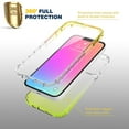 thumbnail image 2 of iPhone 13 Pro Case With Built-in Screen Protector, Rosebono Hybrid Gradient Transparent Soft TPU Clear Skin Cover Case For iPhone 13 Pro (Yellow), 2 of 5