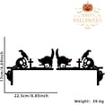 thumbnail image 3 of Clearance Sale | Wooden Door Corner Decoration Set, Skull and Black Cat Design for Halloween Entrance and Wall Accent, 3 of 7