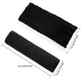 thumbnail image 3 of TVTUTPWY Soft Faux Fur Seatbelt Covers, Plush Car Accessories for Comfortable Driving, 4 Pack Seat Belt Shoulder Strap Cover Pad for Car and Bag (Black), 3 of 6