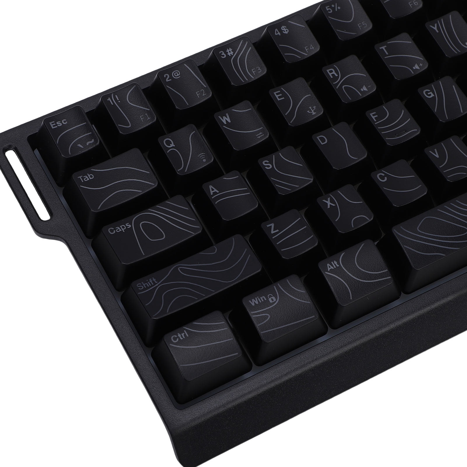 Sorven 61 Keys Rechargeable Wireless Keyboard Wireless Keyboard 61 Key Triple Mode 2.4G USB Bluetooth with RGB Backlit Ribbon 60 Percent Portable for Gaming Rechargeable